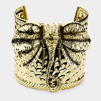 Elephant Metal Cuff Bracelet