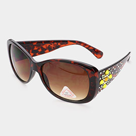 Crystal Embellished Sunglasses