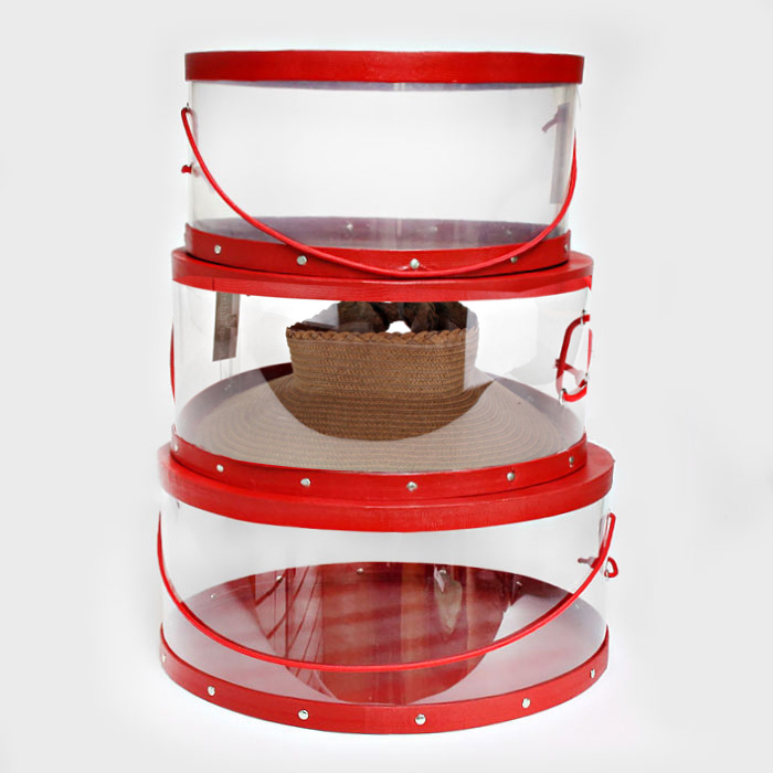 Small / Medium / Large _ 3pcs Hat Box Set