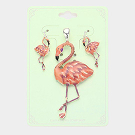 Flamingo Pendant Set