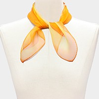 Ombre square silk scarf