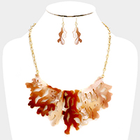 Celluloid Reef Statement Necklace