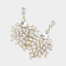 Marquise Oval Cluster Shourouk Earrings