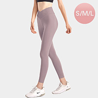 Solid Color High Rise Tights