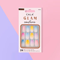 24PCS - Glam Couture Medium Coffin Ombre Press on Nail Set
