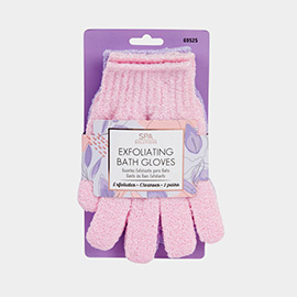 2PAIRS - Exfoliating Bath Gloves