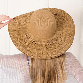 Raffia Tassel Pointed Sun Hat
