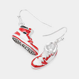 Enamel Sneakers Dangle Earrings