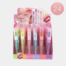 24PCS - Glitter Magic Lip Gloss