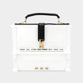 Acrylic Piano Shape Hand Bag / Crossbody Bag
