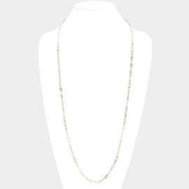 Pearl Pointed Long Necklace
