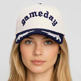 GAMEDAY Leaf Embroidered Baseball Cap