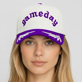 GAMEDAY Leaf Embroidered Baseball Cap