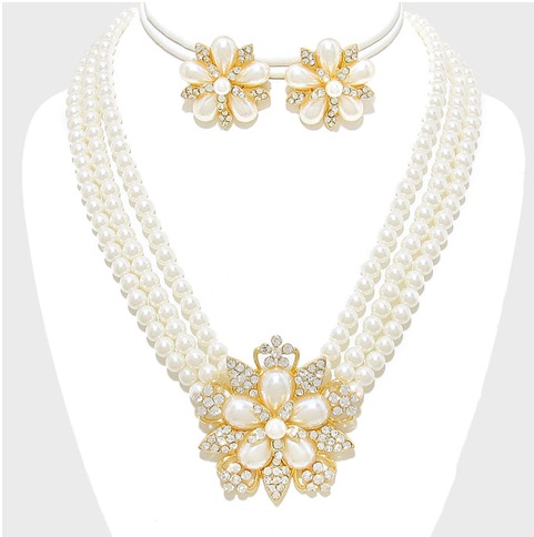 Wholesale Pearl Necklace Set