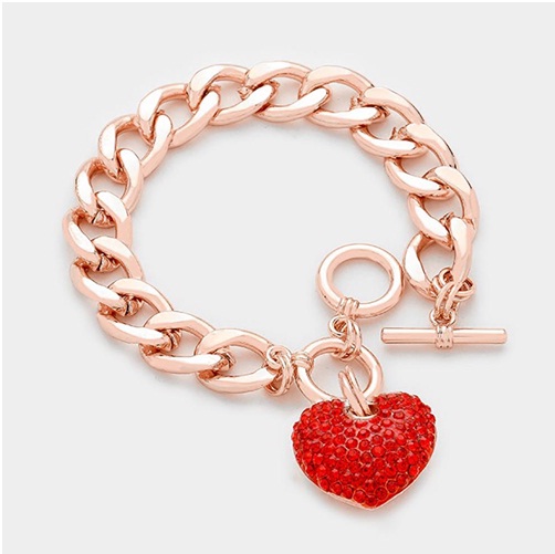 Heart Charm Bracelet