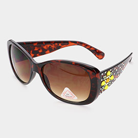 Crystal Embellished Sunglasses