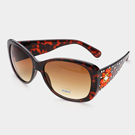 Crystal Embellished Sunglasses