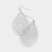 Floral Droplet Filigree Earrings