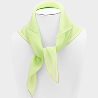 Silk square scarf