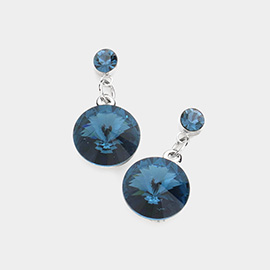 Genuine Crystal Drop Earrings