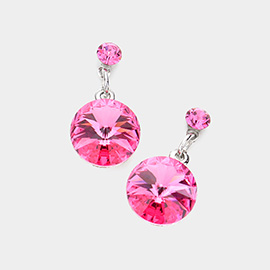 Genuine Crystal Drop Earrings