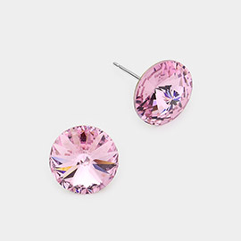 10mm Round Crystal Stud Earrings