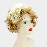 Sequin flower headband