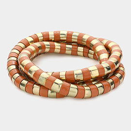 Triple Layered Stretch Bracelet