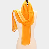 Ombre silk scarf