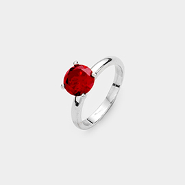 CZ Round Ring