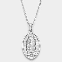 Saint Mary Pendant Necklace