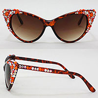 Bubbly Leopard Cat Eye UV Sunglasses