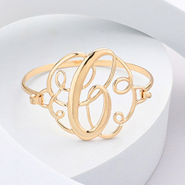 -C- Monogram Curlicue Bracelet