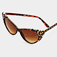 Bubbly Leopard Cat Eye UV Sunglasses