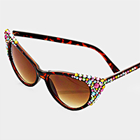 Bubbly Leopard Cat Eye UV Sunglasses