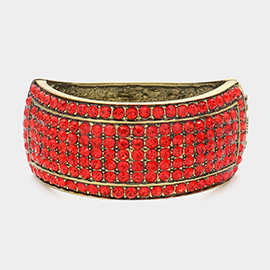 Hinged Egyptian Pave Bracelet