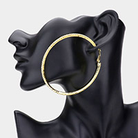 Rhinestone Hoop Earrings