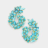 Swirled Petal Post Earrings