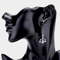 Libra - Zodiac Sign Dangle Earrings