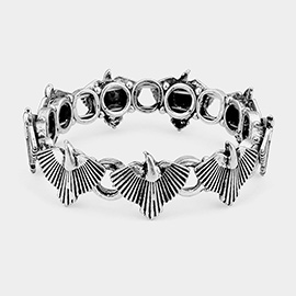 Metal Bird Stretch Bracelet