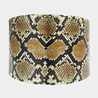 Snake Skin Cuff Bracelet