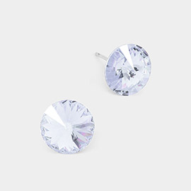 10mm Round Crystal Stud Earrings