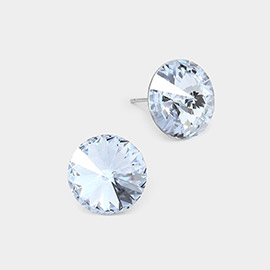 15mm Genuine Crystal Stud Earrings