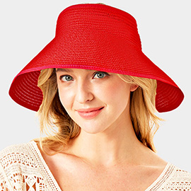 Roll Up Foldable Large Brim Sun Visor Hat