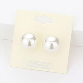 16mm Pearl stud earrings