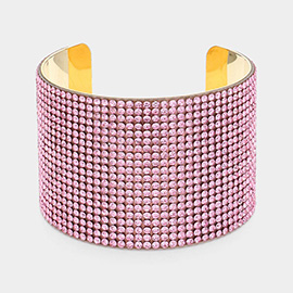 Bling Studded Cuff Bracelet