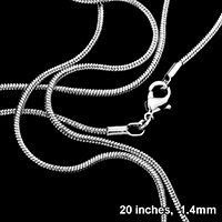 Jewelry Component Skinny Snake Chain Necklace