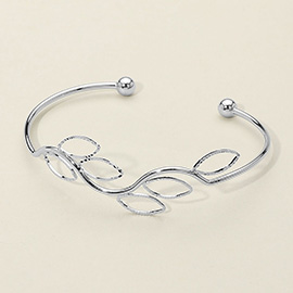 Leaf Twig Cuff Bracelet