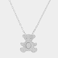 Baby Bear Pendant Necklace