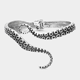 Octopus Tentacle Hinged Bracelet